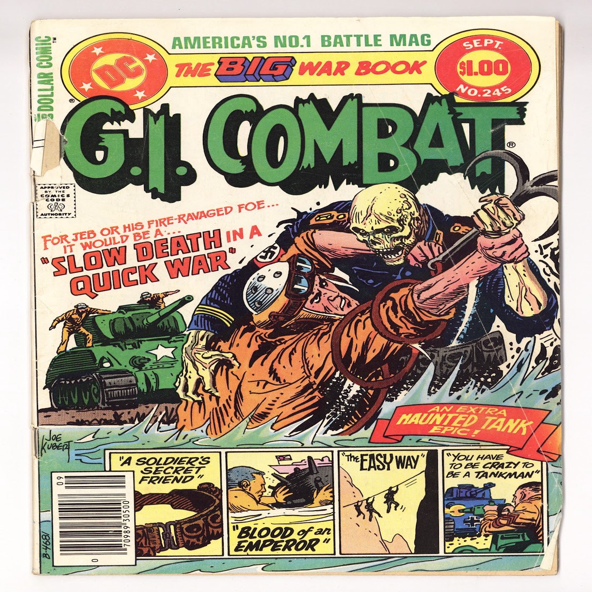 G.I. Combat Vol 1 245 Very Low Grade (1982) Newsstand