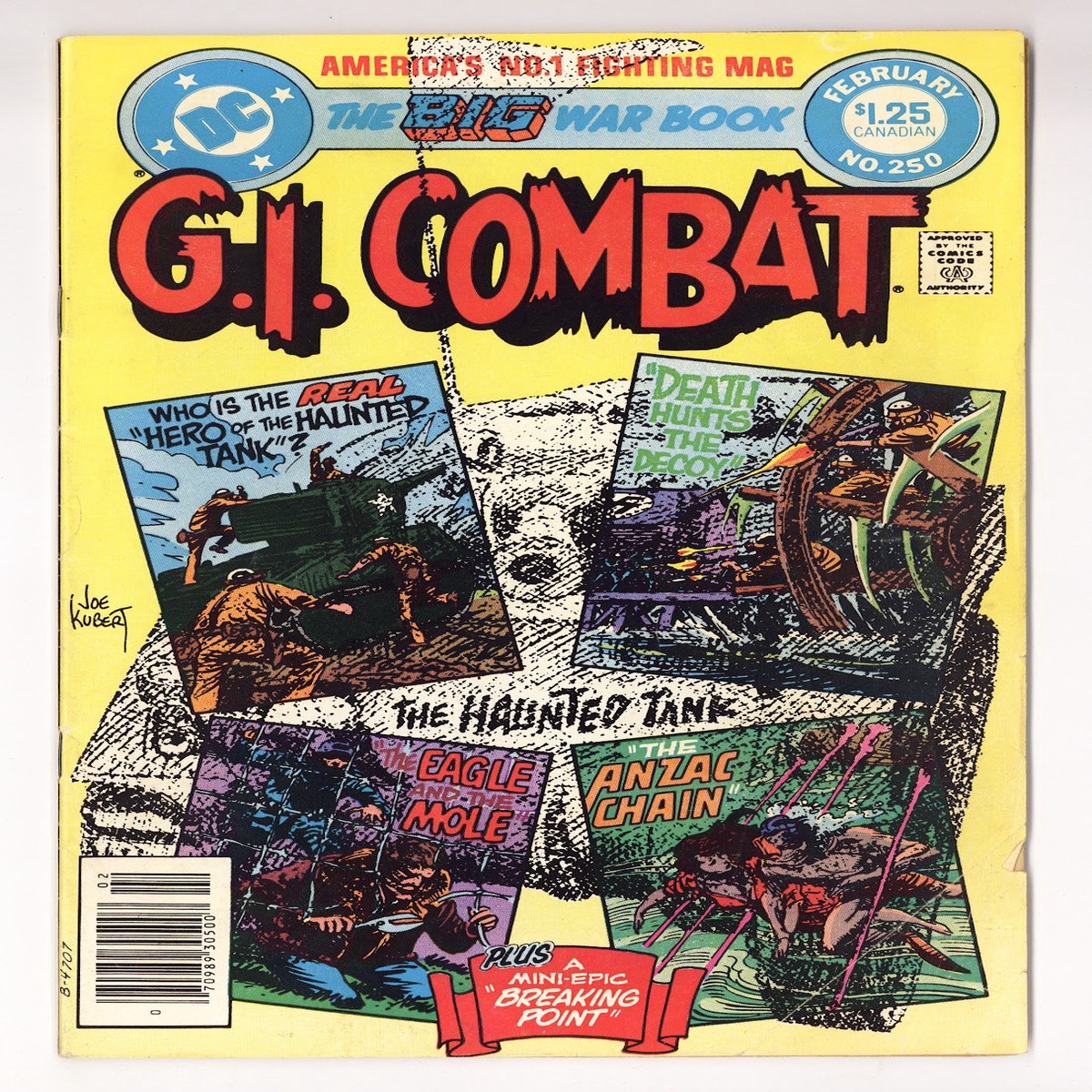 G.I. Combat Vol 1 250 Low Grade (1983) Canadian Price Variant