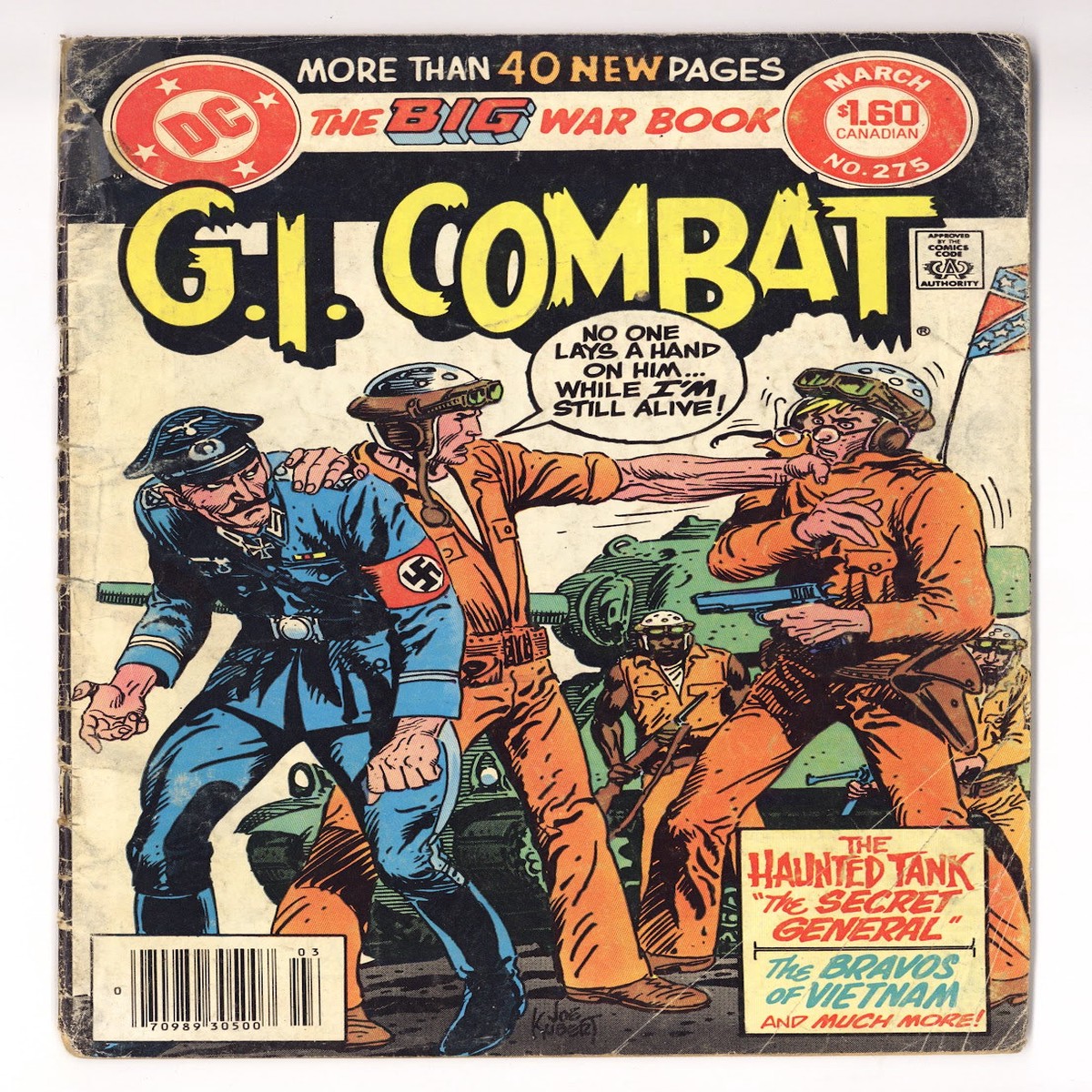 G.I. Combat Vol 1 275 Very Low Grade (1985) Canadian Price Variant