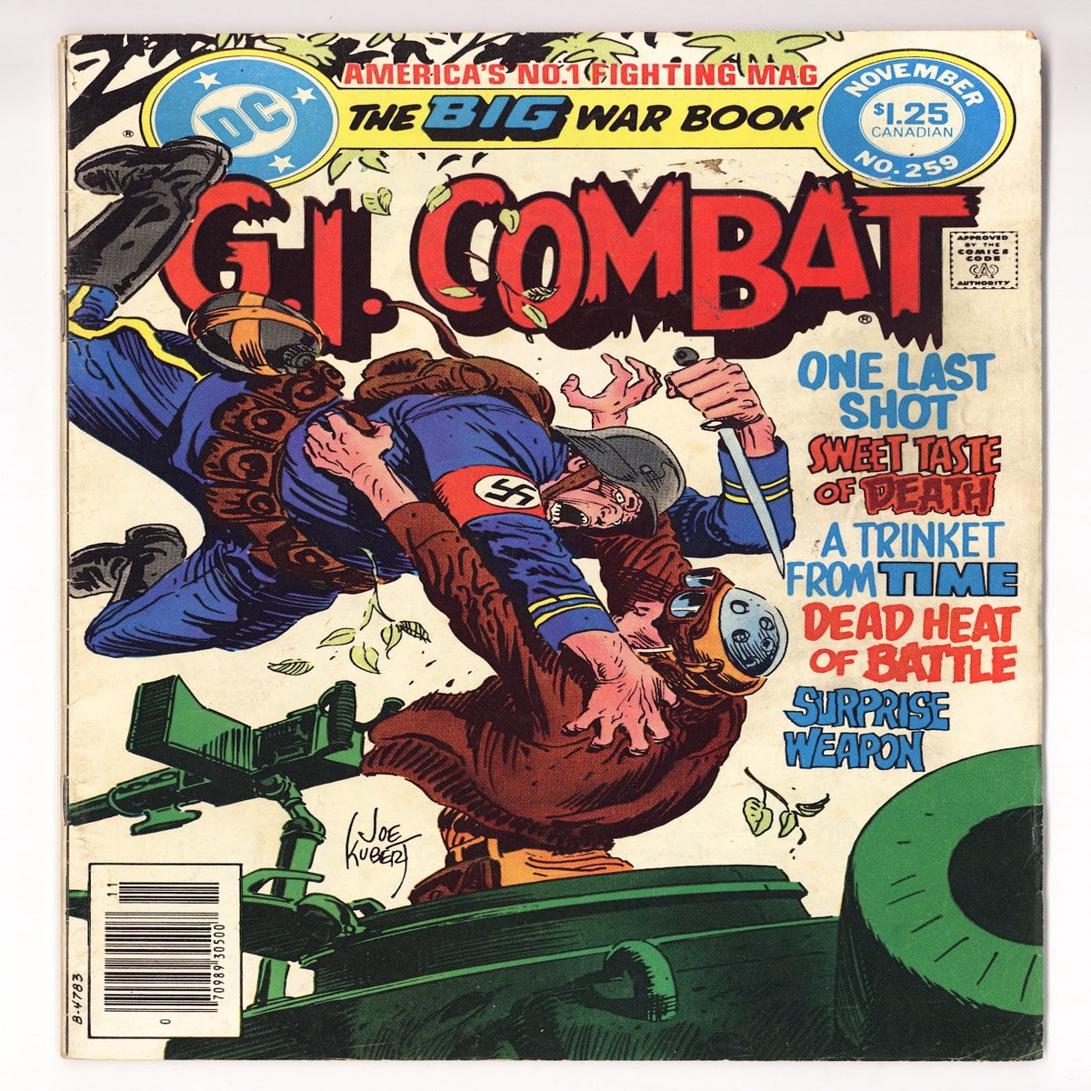 G.I. Combat Vol 1 259 Low Grade (1983) Canadian Price Variant