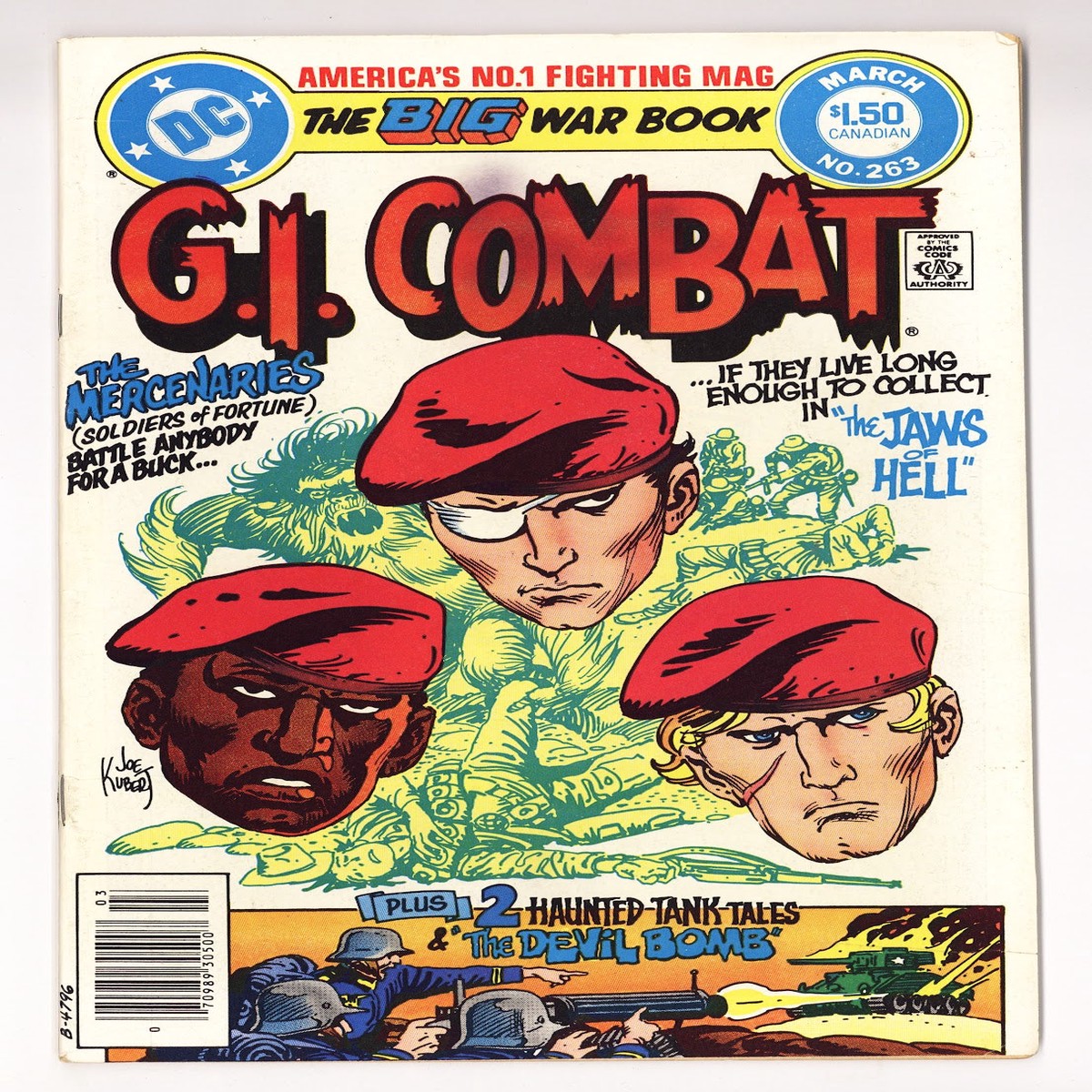 G.I. Combat Vol 1 263 Mid Grade (1984) Canadian Price Variant