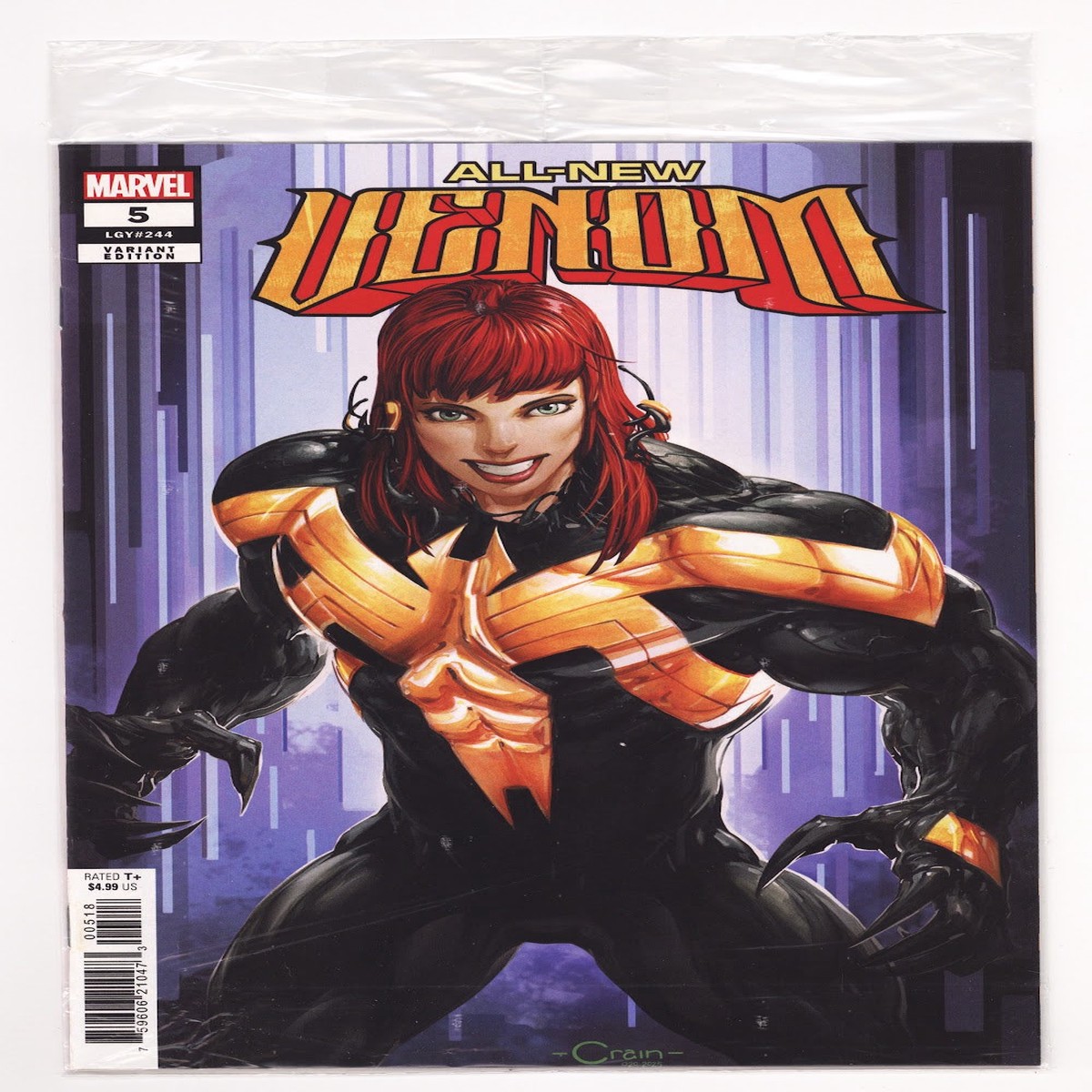 All-New Venom 5 (244) New, Sealed (2025) Crain Secret One Per Store Variant