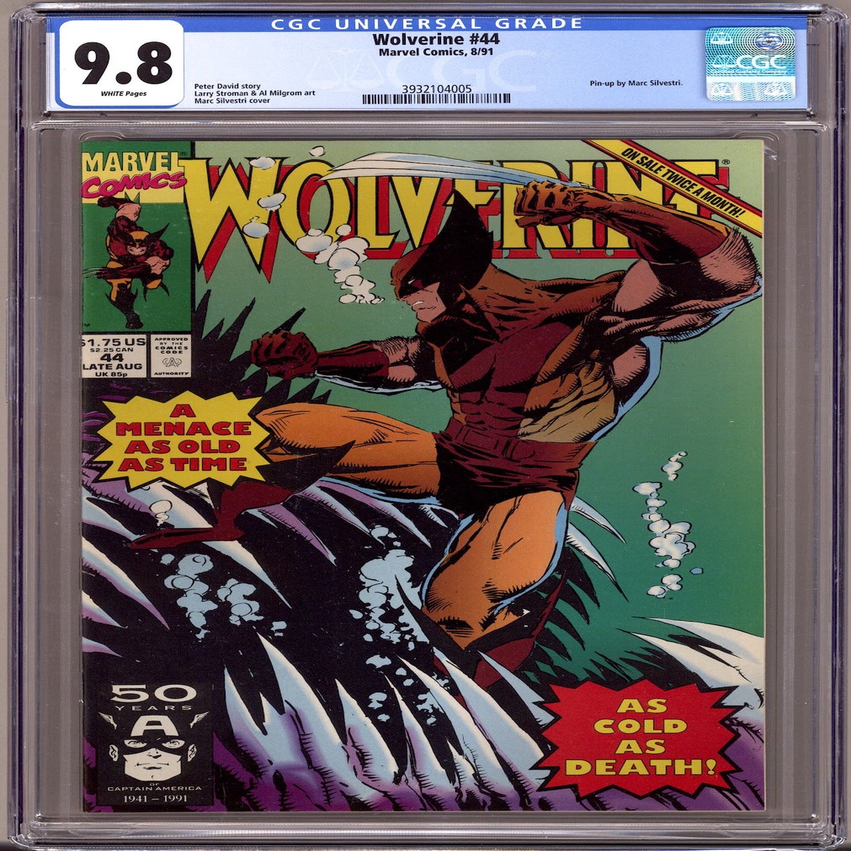 Wolverine Vol 2 44 CGC 9.8 (NM/M) (1991)