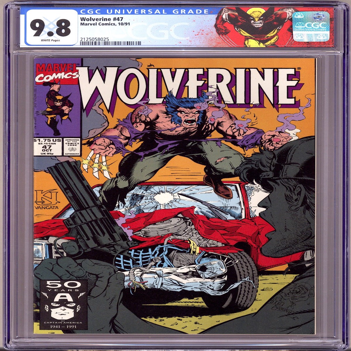 Wolverine Vol 2 47 CGC 9.8 (NM/M) (1991)