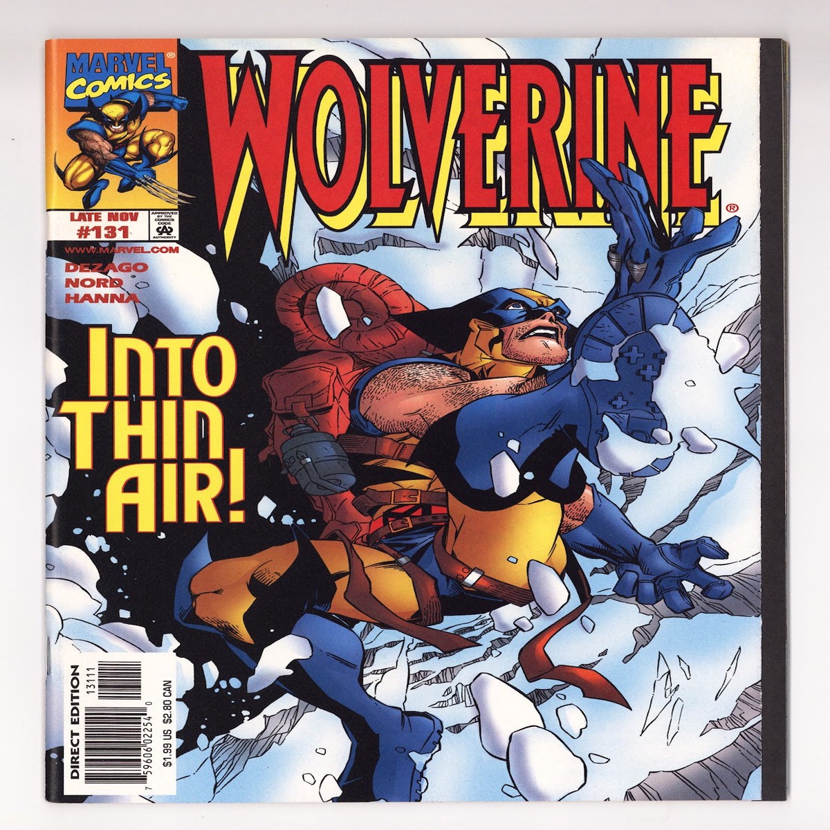 Wolverine Vol 2 131 VF+ (8.5) (1998) Error