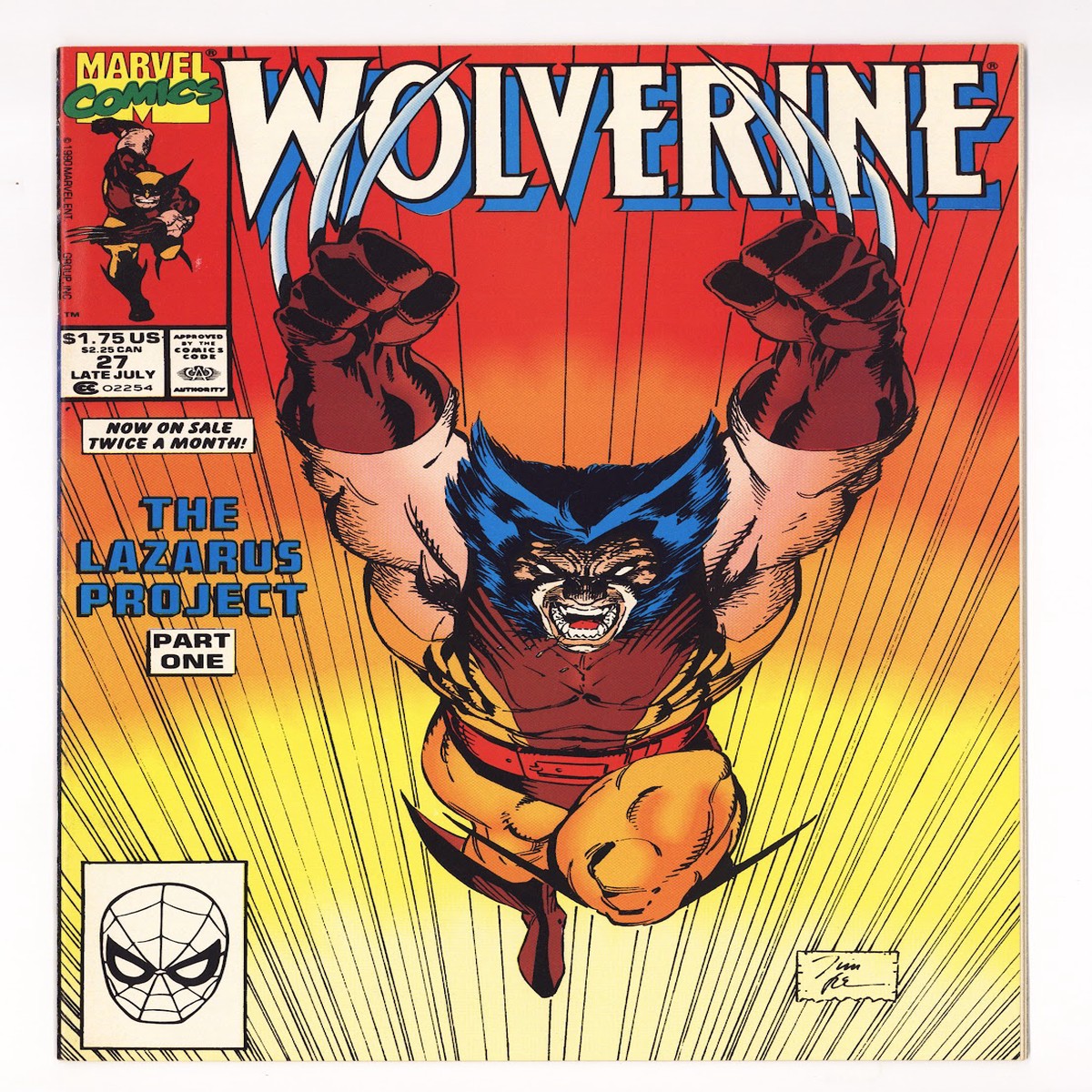 Wolverine Vol 2 27 FN/VF (7.0) (1990)