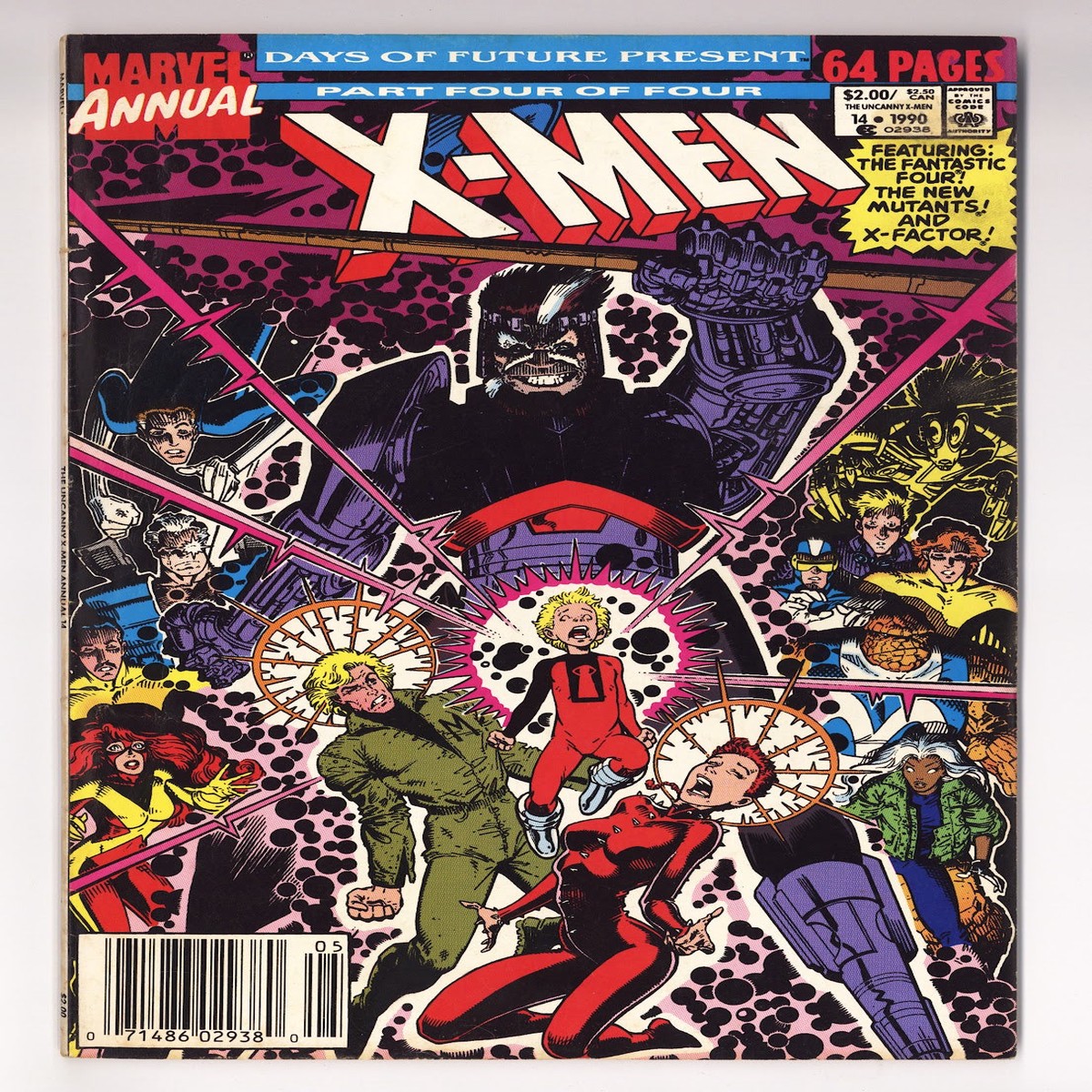 X-Men Annual Vol 1 14 VG+ (4.5) (1990) Newsstand