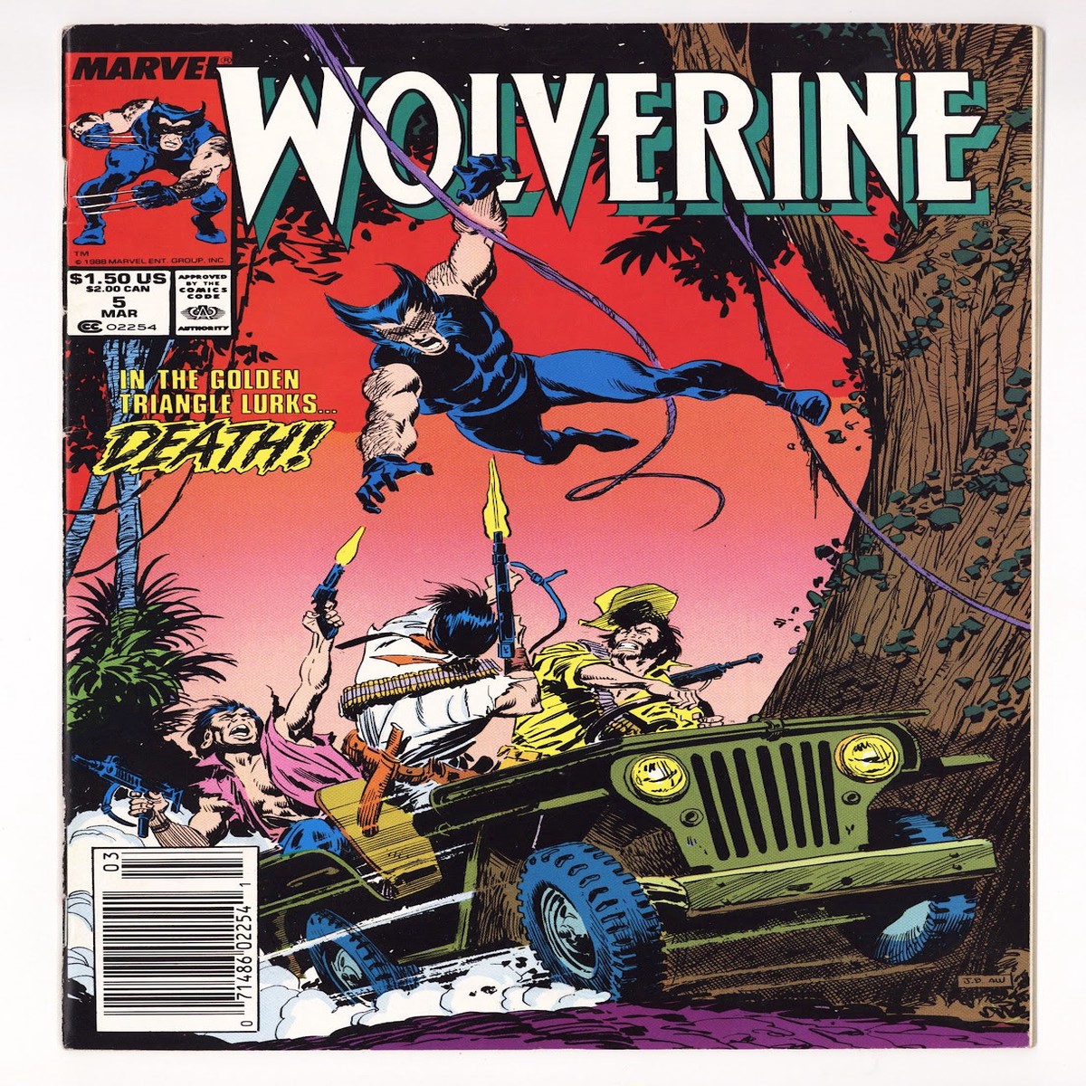 Wolverine Vol 2 5 Mid Grade (1989) Newsstand