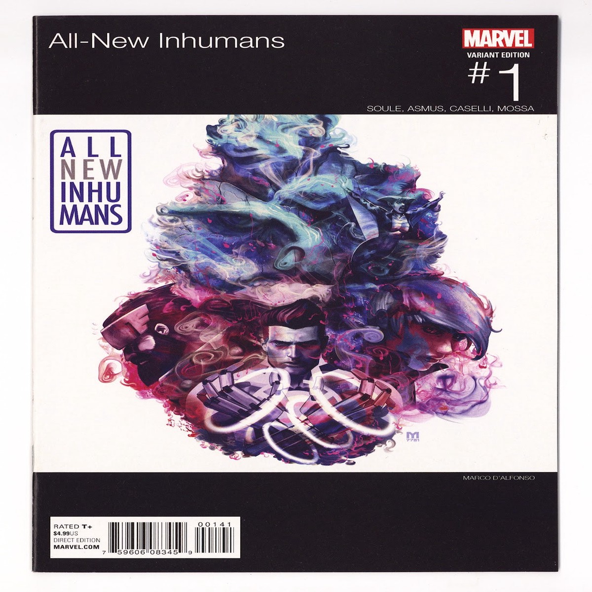 All-New Inhumans 1 High Grade (2016) DAlfonso Hip-Hop Variant