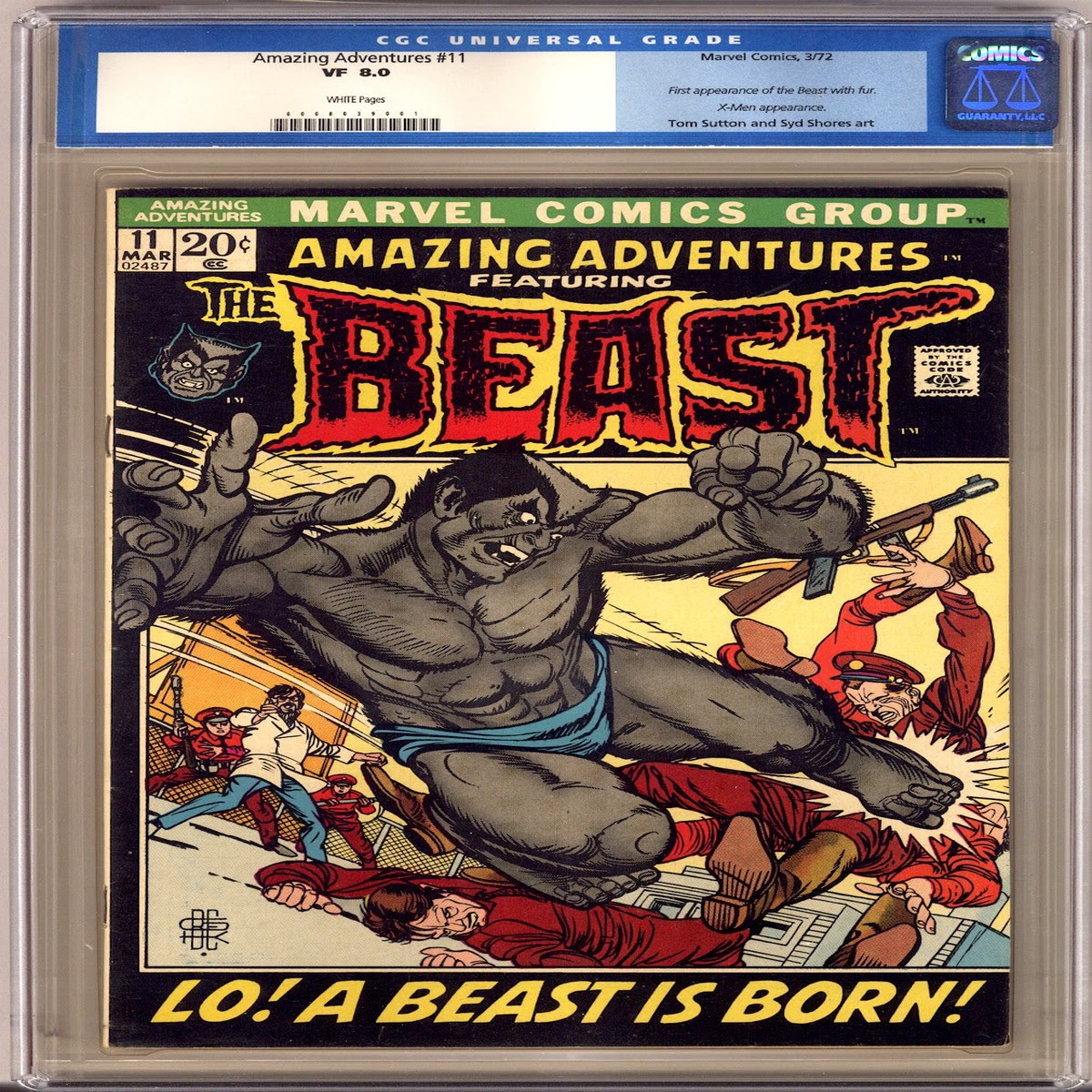 Amazing Adventures Vol 2 11 CGC 8.0 (VF) (1972)
