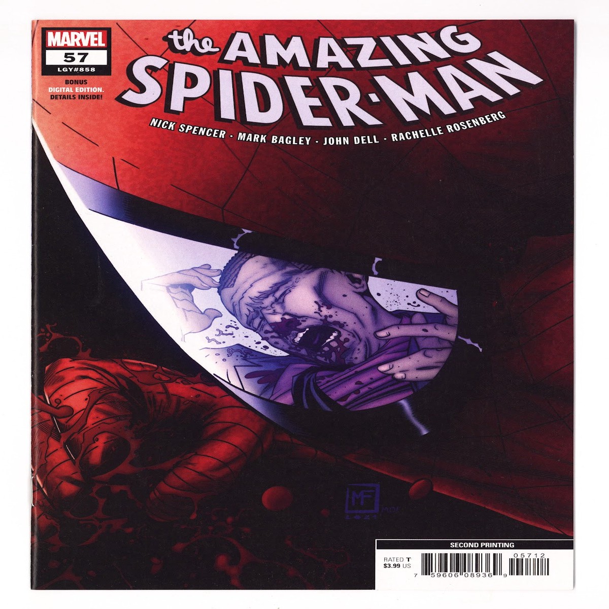 Amazing Spider-Man Vol 5 57 (858) High Grade (2021) Ferreira 2nd Print