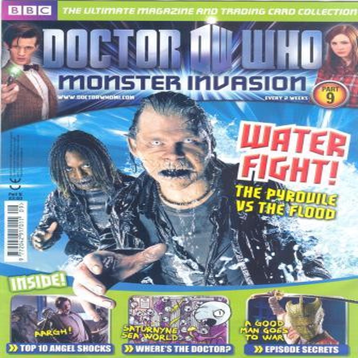 Doctor Who Monster Invasion Magazine Issue #9 (Complete with Sealed Trading Card Pack)