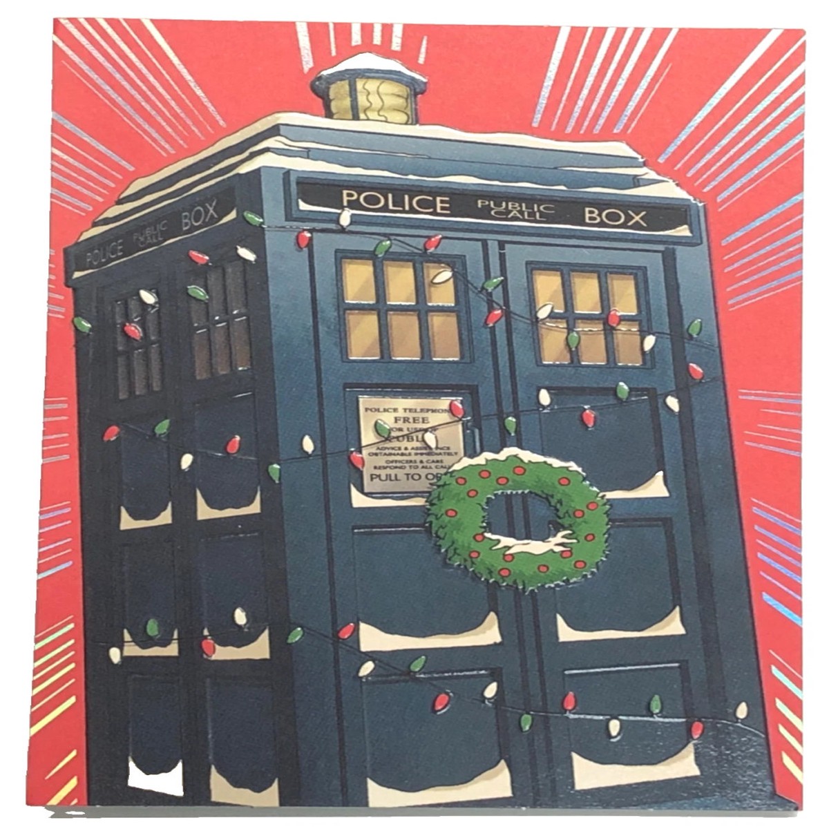 Doctor Who 2018 HALLMARK CHRISTMAS CARD w/Envelope