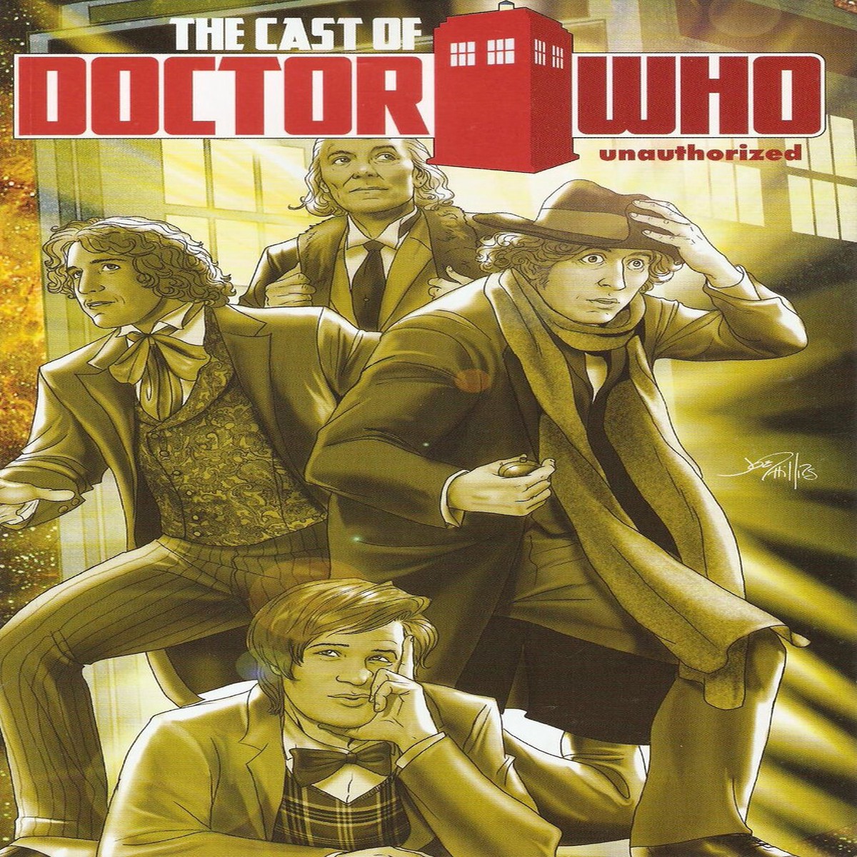 The Cast of Doctor Who Unauthorized - Bluewater Productions Deluxe Comic Book from 2012