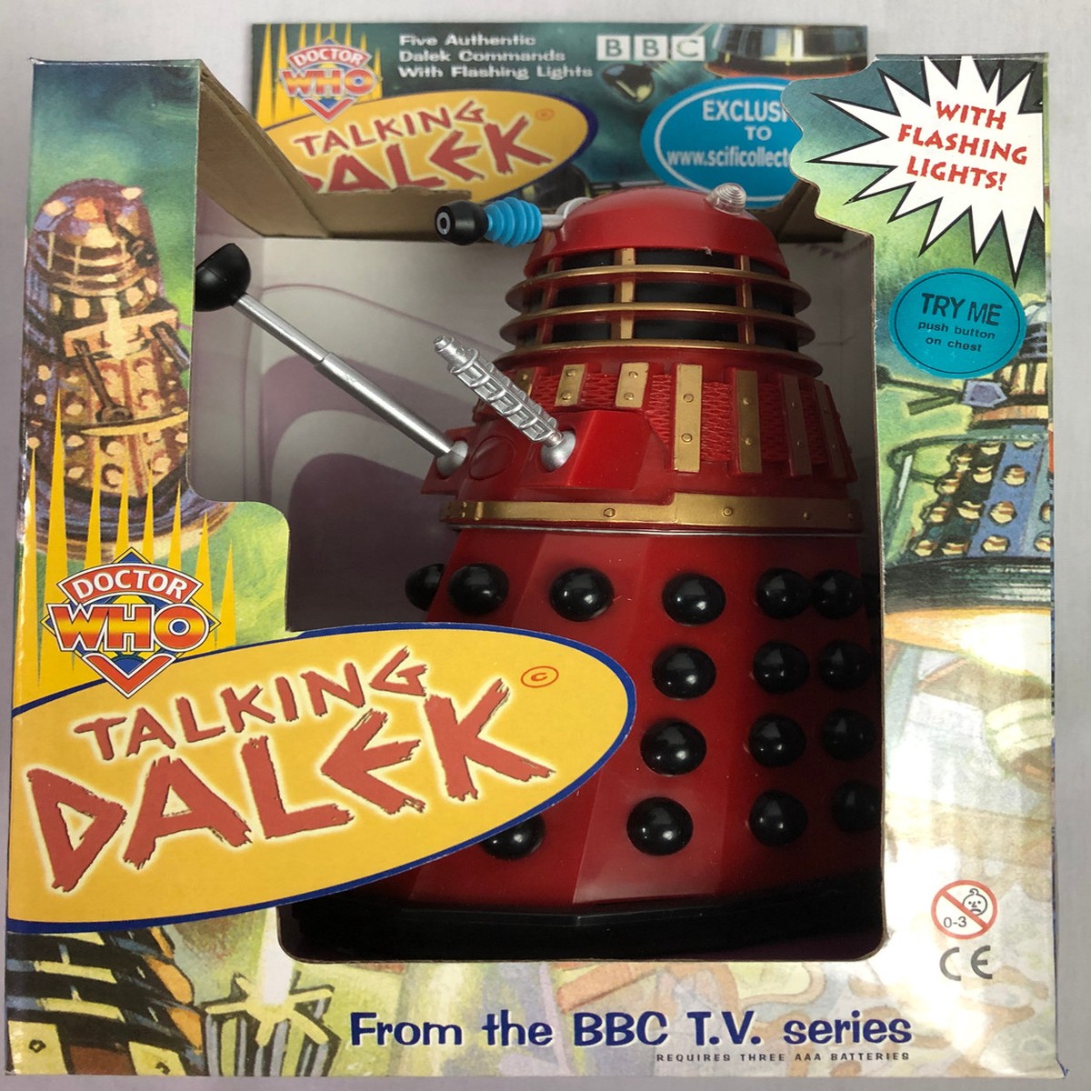 Doctor Who Exclusive Talking Dalek (RED with BLACK) - Limited Edition from Sci-Fi Collector in the UK