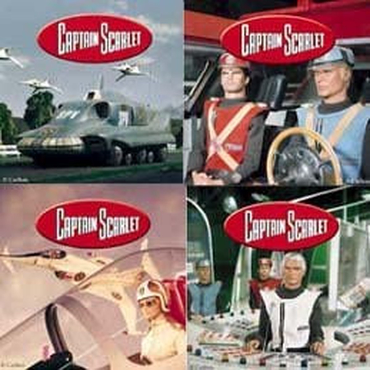 CAPTAIN SCARLET Classic TV UK Imported Coaster set (4 different coasters)