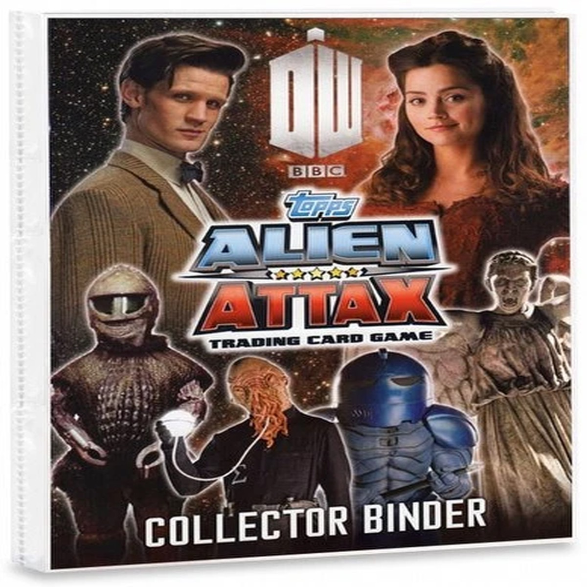 Doctor Who: Topps ALIEN ATTAX Trading Card Game Starter Pack (Binder/Game Mat/Pack/Special Card)