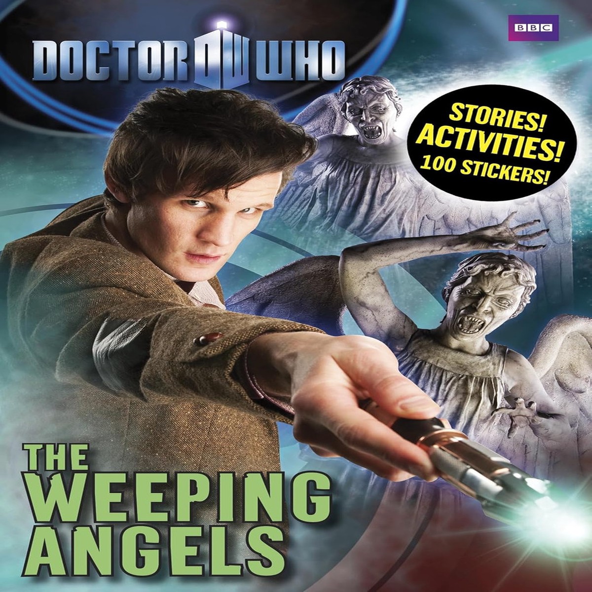 Doctor Who THE WEEPING ANGELS 11th Doctor stories - Activities - Stickers - A BBC Paperback Book