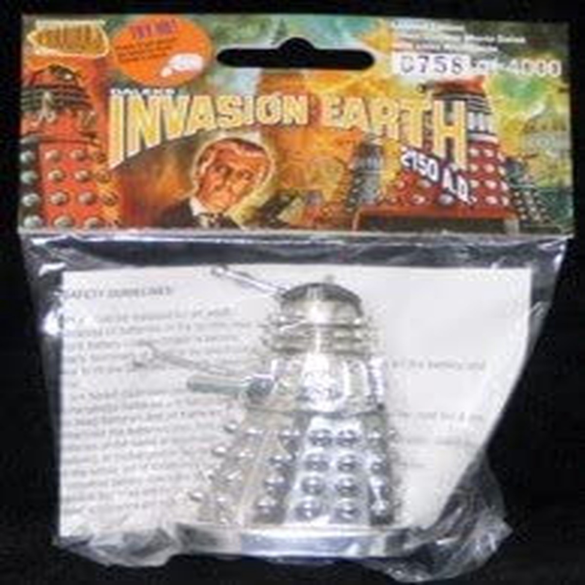 DOCTOR WHO Product Enterprise - "CHROME" Talking Micro MOVIE DALEK - Limited Edition of 4000