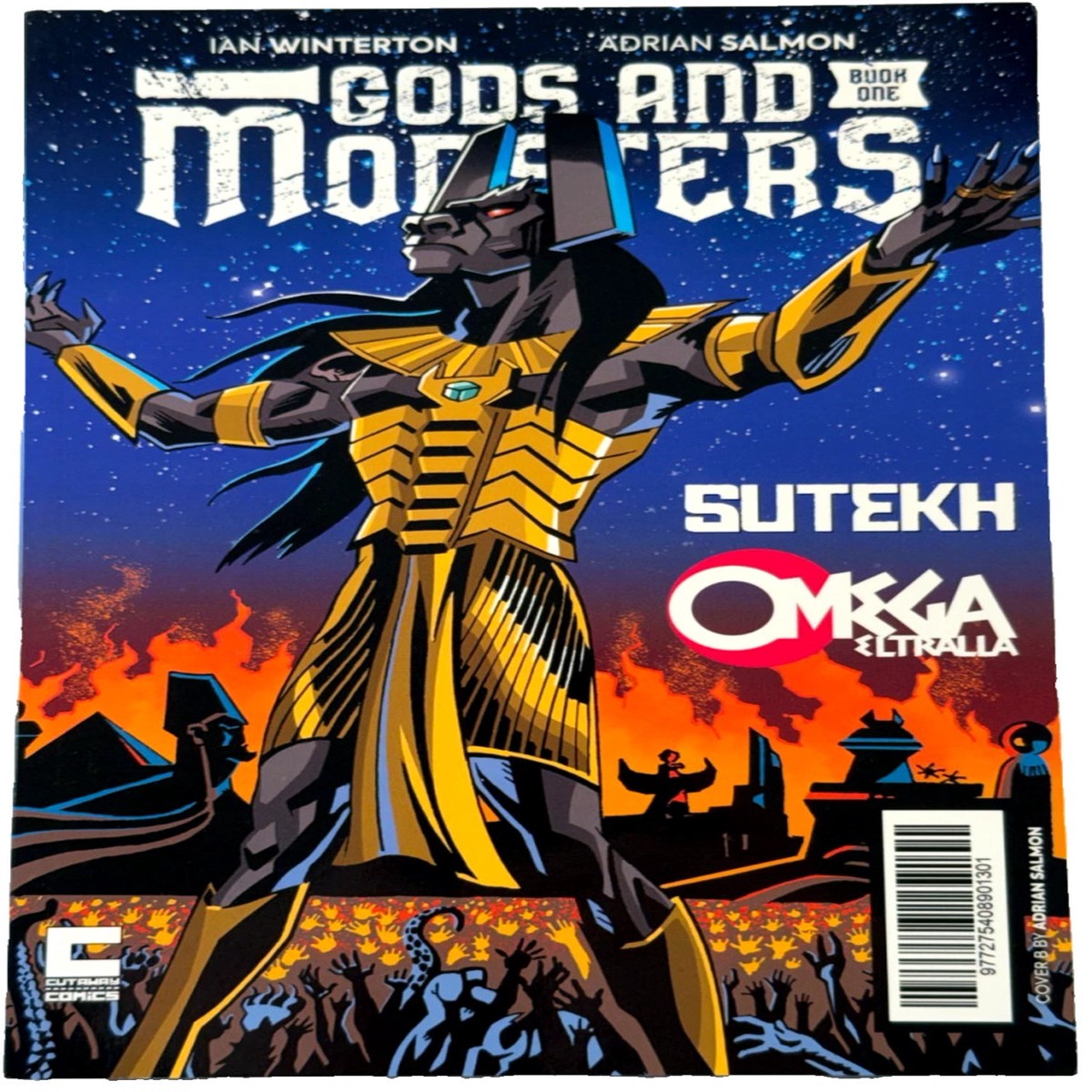 SUTEKH & OMEGA Eltralla from the World of Doctor Who - Cover B by Cutaway Comics (Signed plus DVD/CD)