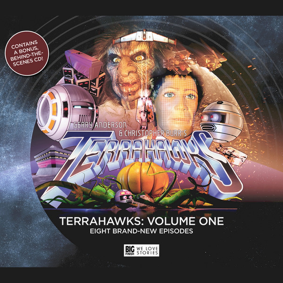 TERRAHAWKS: Volume One - Big Finish Gerry Anderson Audio Drama (8 New Episodes on 5 CDs)