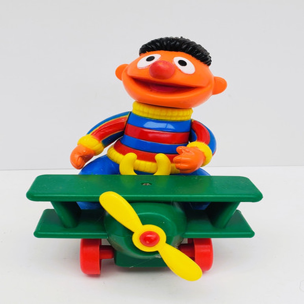 Tara Toys (1999) Sesame Street Push Power Ernie Plane