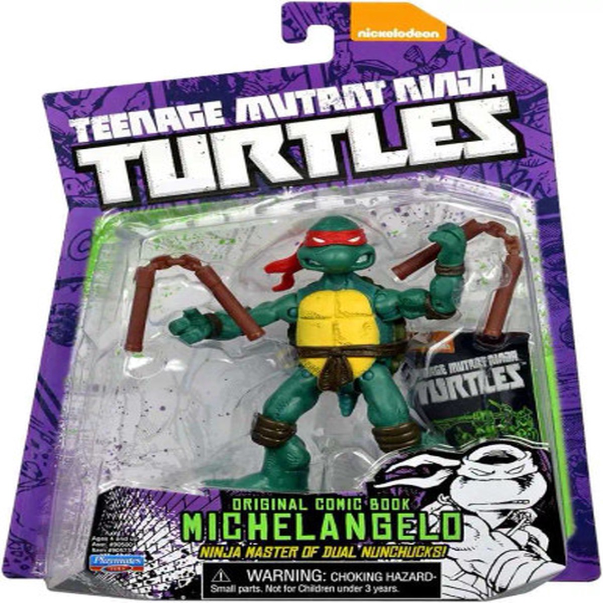 Teenage Mutant Ninja Turtles Nickelodeon Michelangelo Action Figure (Original Comic Book)