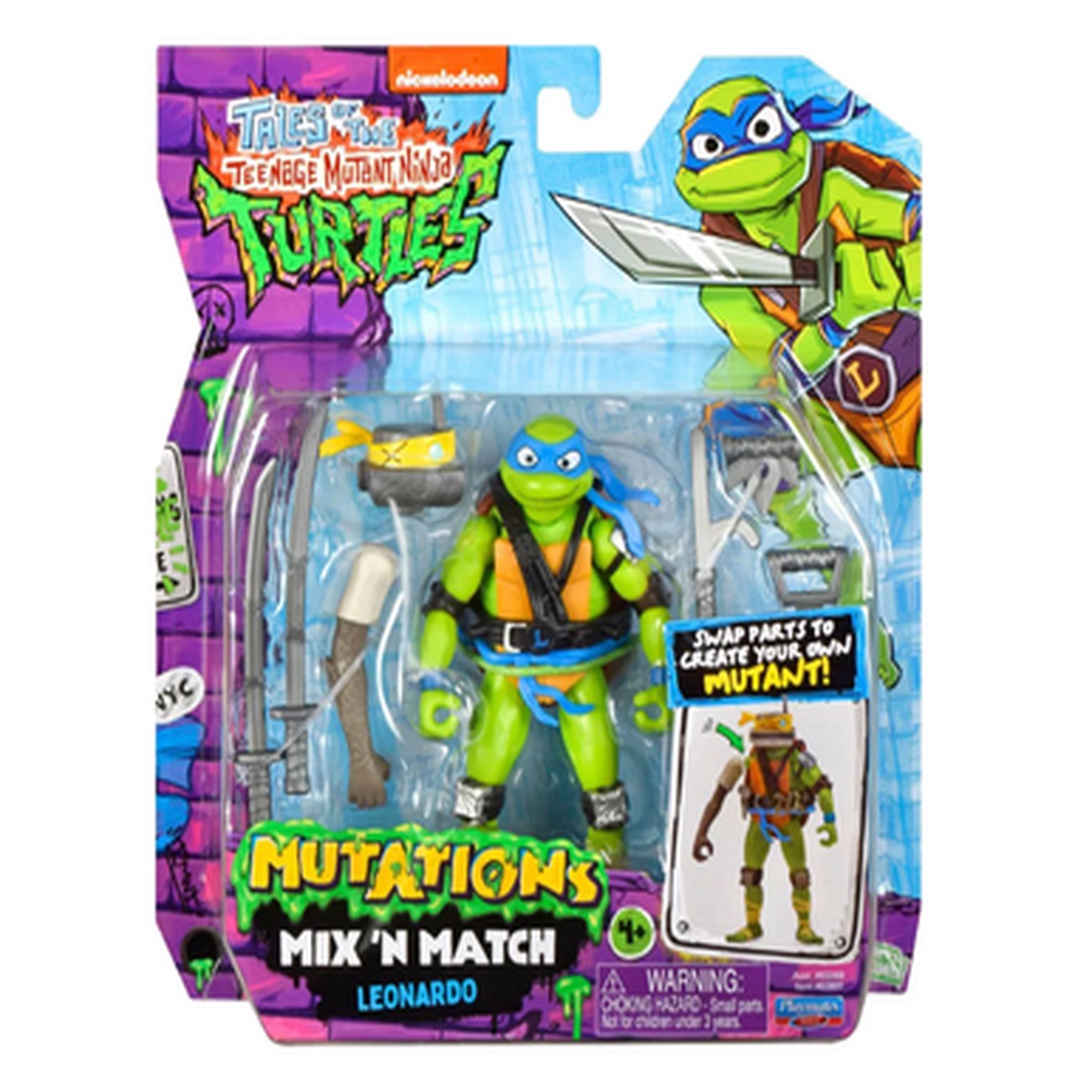 Tales of the TMNT MUTATIONS Leonardo action figure