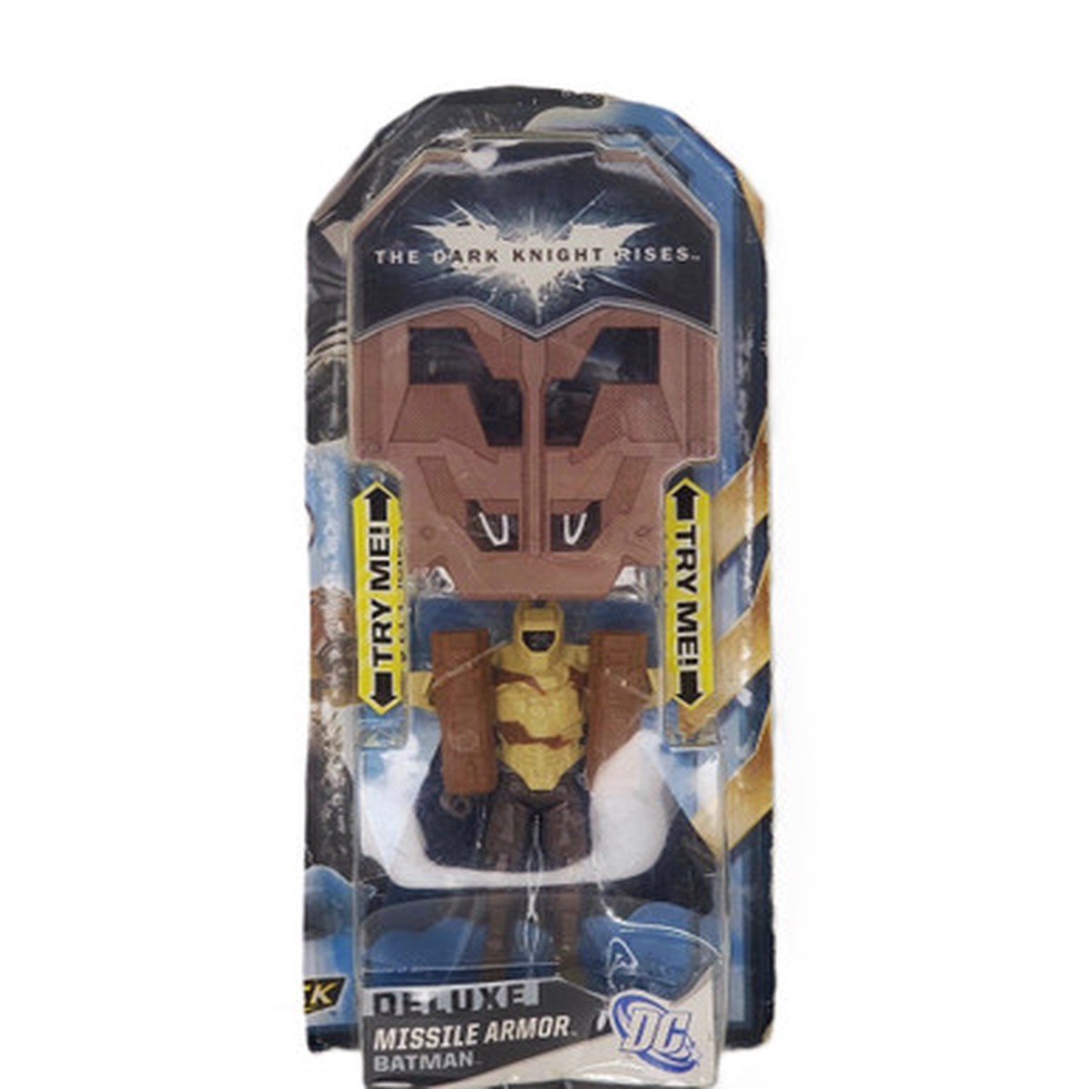 The Dark Knight Rises Deluxe Missile Armor Batman 4″ action figure (cut card)