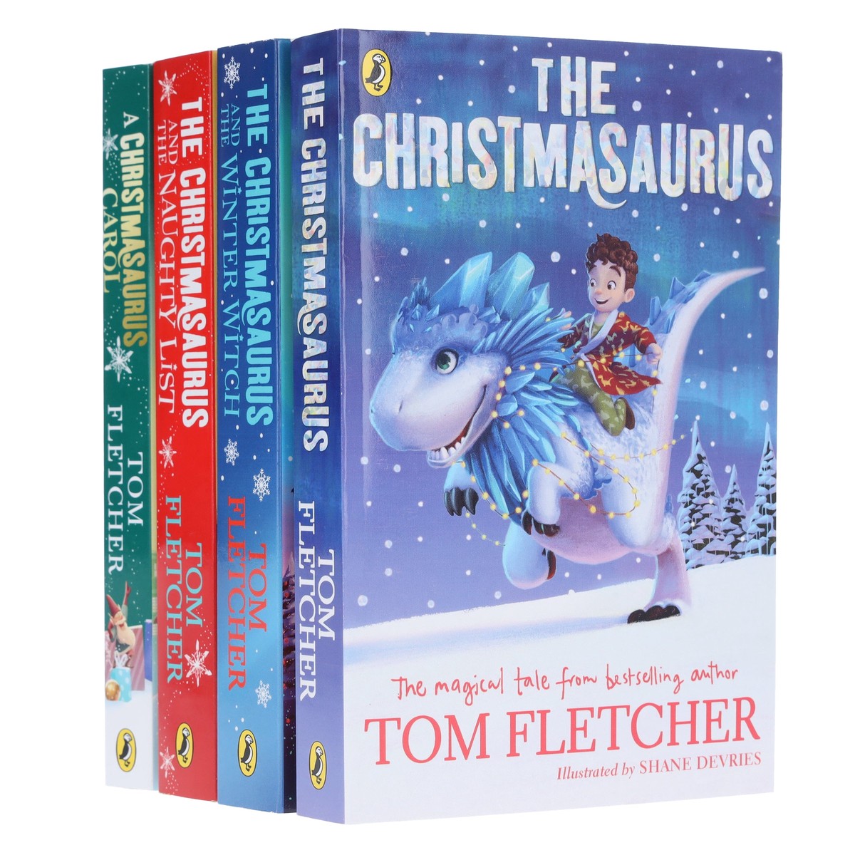 The Christmasaurus Collection by Tom Fletcher Illustrated 4 Books Set - Ages 6+ - Paperback