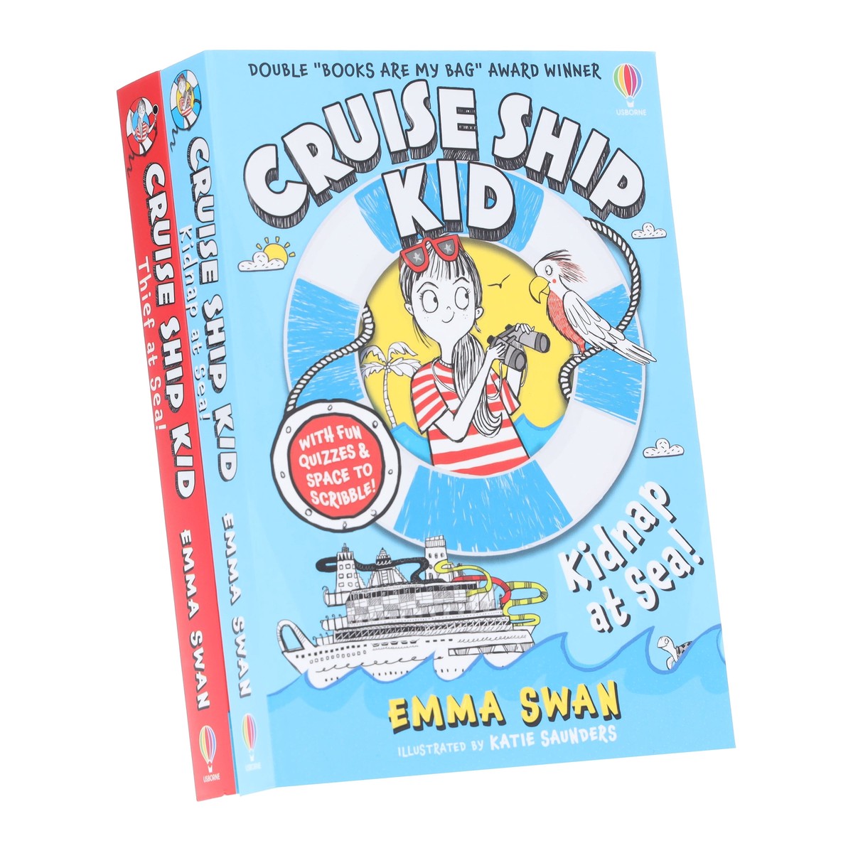 Cruise Ship Kid Series by Emma Swan Illustrated 2 Books Collection Set - Ages 8+ - Paperback